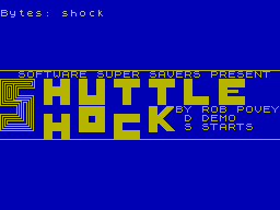 Shuttle Shock (1984)(Software Super Savers)